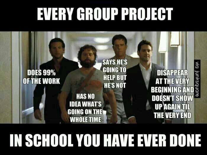 Teacher Meme - Students on Group Projects | Faculty Loungers Gifts for Teachers